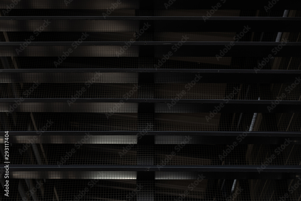 Dark air diffuser of modern office building Dark air diffuser of modern office building