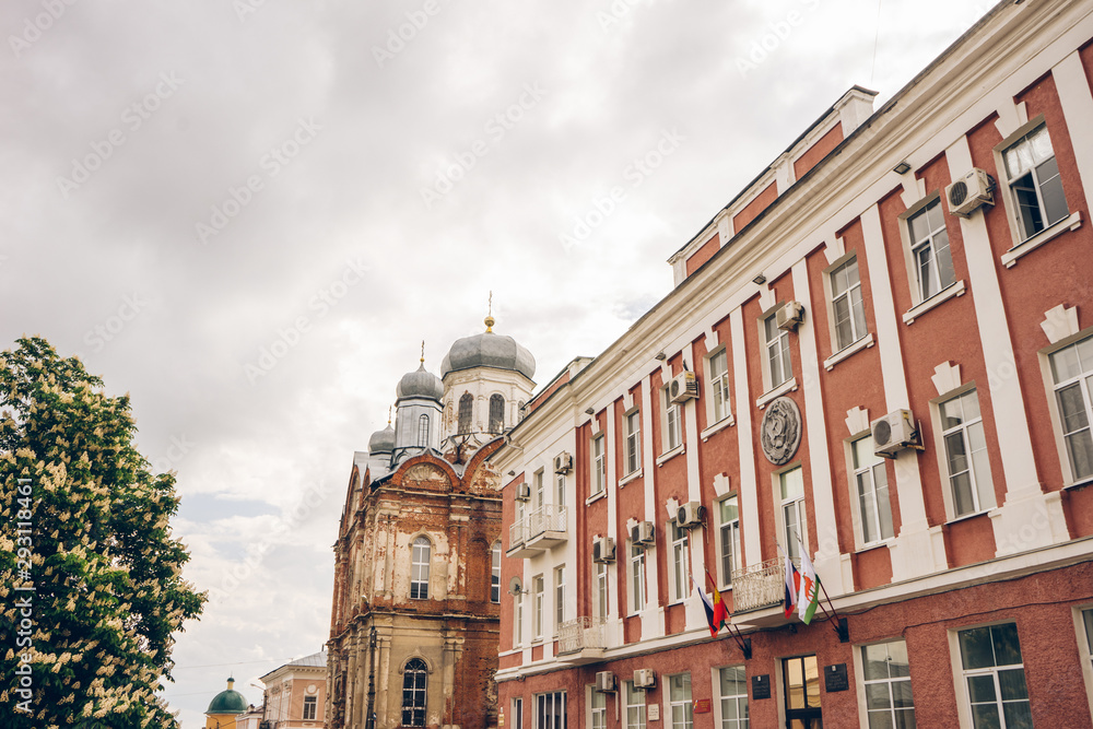 street in old town of elets russia