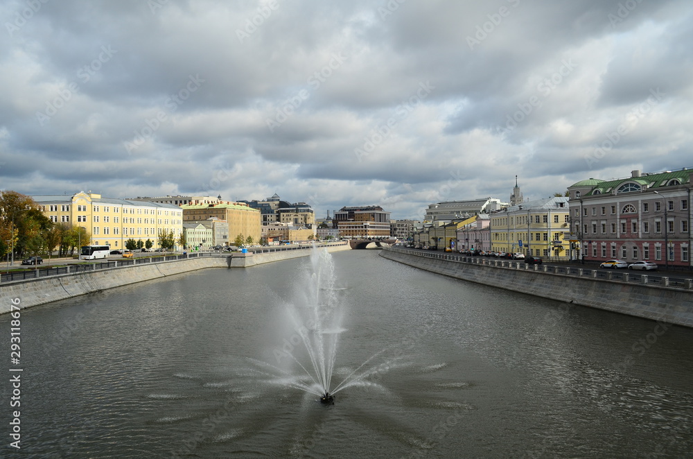 view of moscow river