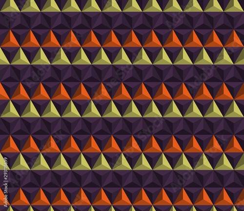 Abstract seamless triangle pattern. Background design for prints, textile, fabric, package, cover, greeting cards.