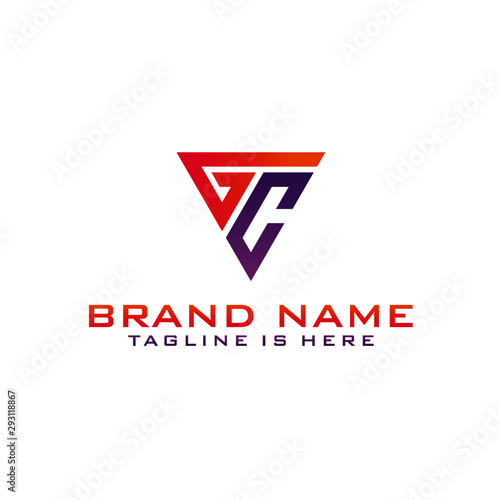 Letter GC logo icon design template elements
