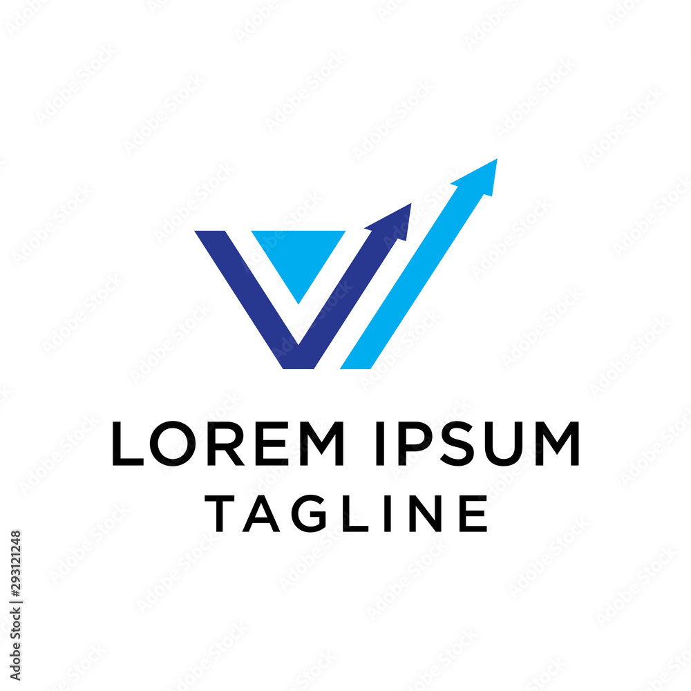 letter with Arrow logo