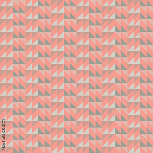Abstract seamless pattern. Colorful geometric background with triangles.
