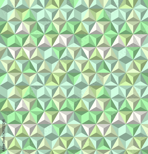 Triangular seamless pattern. Geometric abstract polygonal mosaic. Decorative backdrop for wallpaper, pattern fills, web page background, surface textures.