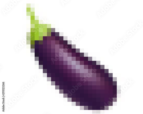Fotografija Aubergine emoji illustration