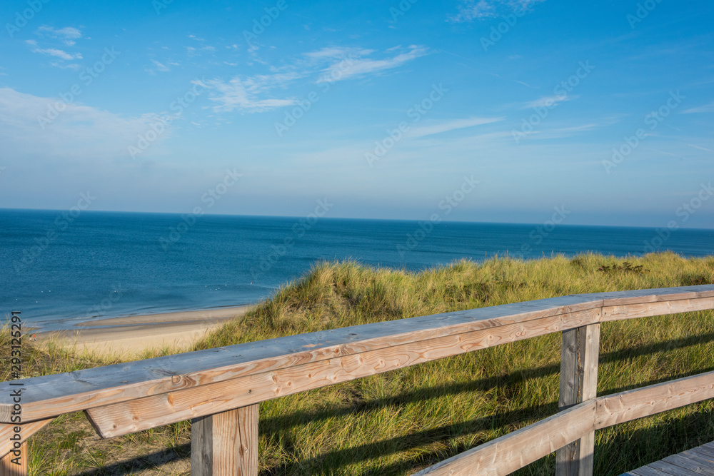 Footpath through dunes