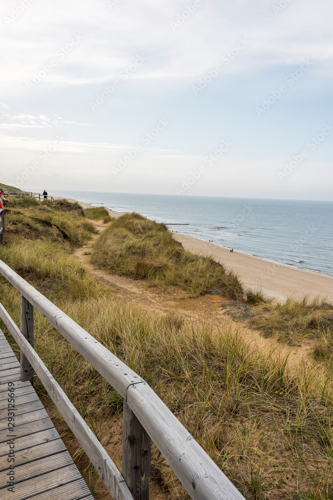 Footpath through dunes