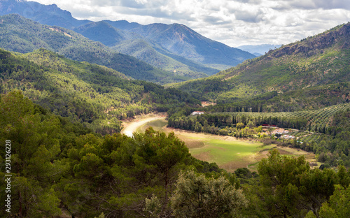 Landscape in the mountains. Cazorla national park.
