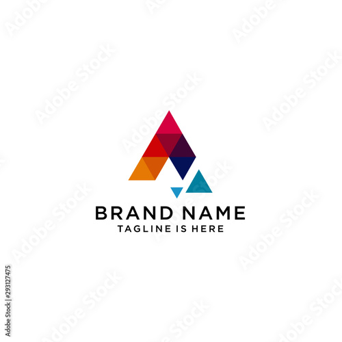 Letter A logo icon design template elements Free Download Letter A logo icon design template elements - GFXLoad