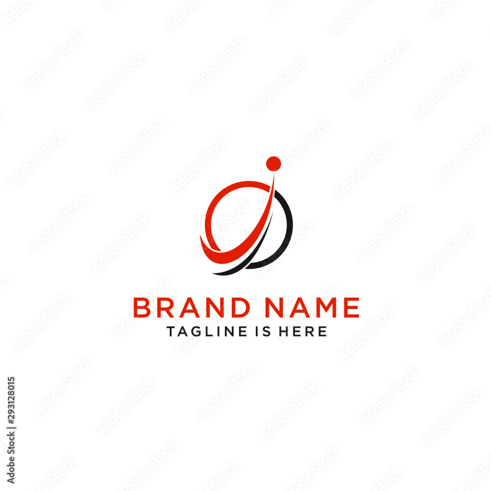 Obraz premium Letter I logo icon design template elements
