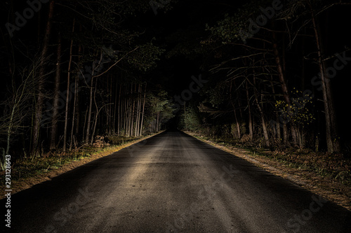 Fototapeta Naklejka Na Ścianę i Meble -  Night Road