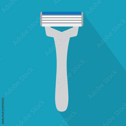 disposable shaving razor icon- vector illustration