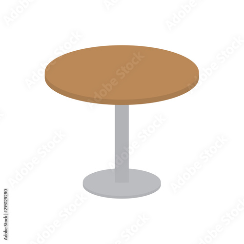 round table icon- vector illustration