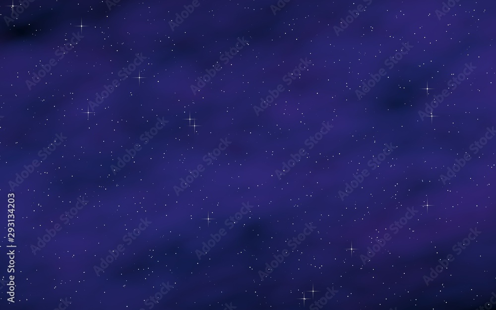 Fototapeta premium Colorful and beautiful space background. Outer space. Starry outer space texture. 3D illustration