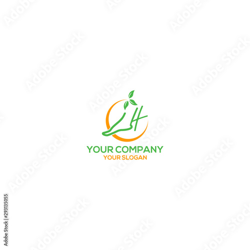 Foot and Ankle Care Logo Design Vector