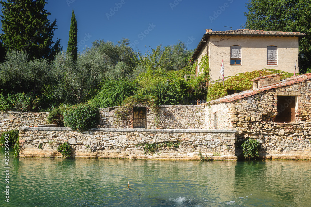 Tuscan Hot Spring Bath in Bagno Vignoni