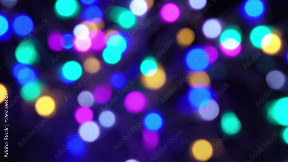 Bokeh rotating circles Bokeh rotating circles