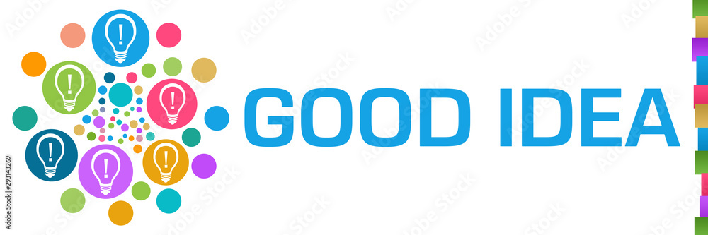 Good Idea Colorful Dots Circular Bulbs Left Good Idea Colorful Dots Circular Bulbs Left