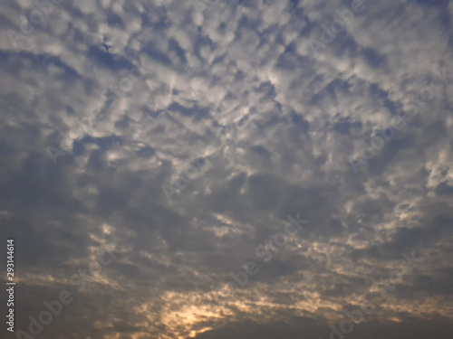 dramatic sky with clouds