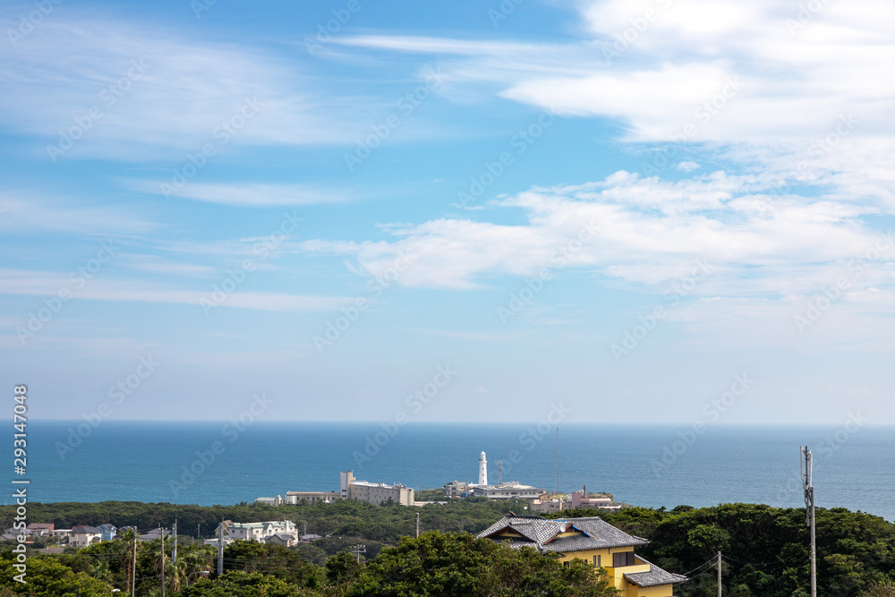 地球の丸く見える丘展望館からの眺望　千葉県銚子市