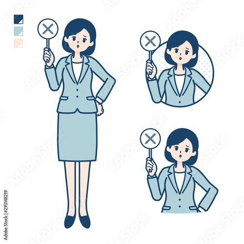 simple suit business woman_cross panel
