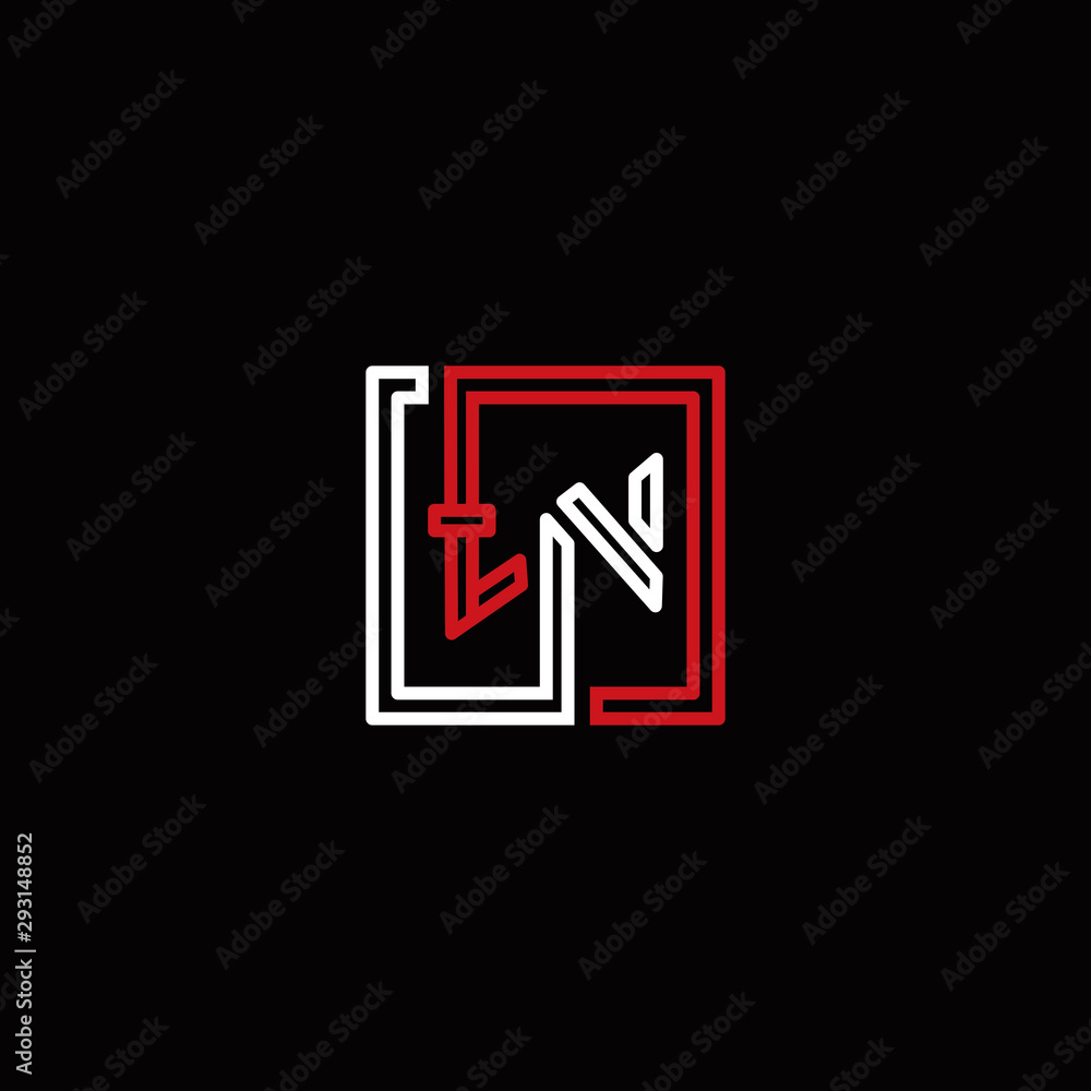 TN letter initial logo design vector template TN letter initial logo design vector template