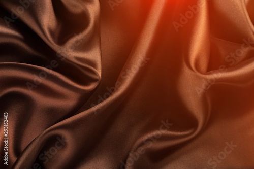 Beauty silk textile brown texture