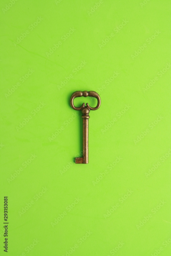 nice antique copper closet key nice antique copper closet key