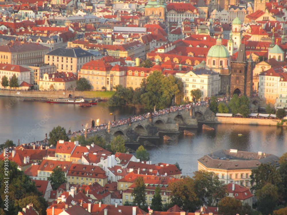 Naklejka premium prague pont