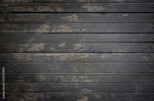 Wallpaper Mural grunge wooden background and texture. old timber panel with dark vignette. Torontodigital.ca