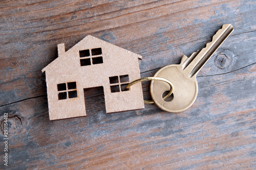 Miniature house with key