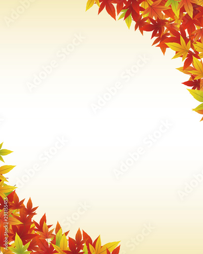 紅葉の枠