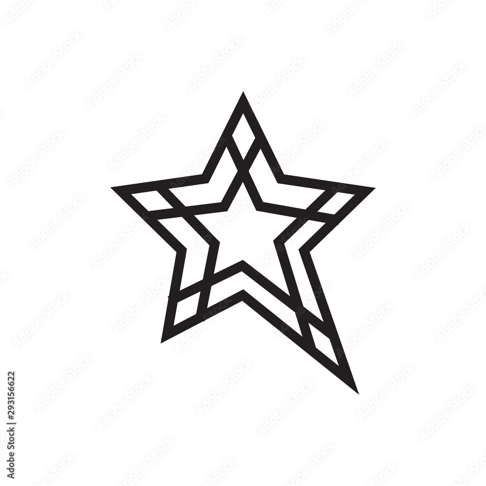 star icon vector flat design star icon vector flat design