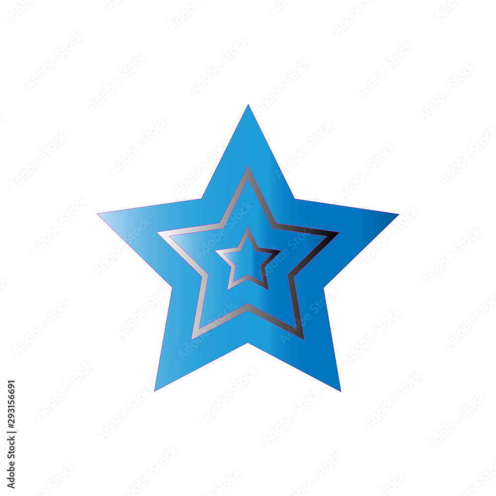 Obraz premium star icon vector flat design