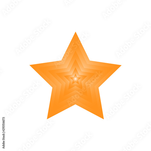 star icon vector flat design