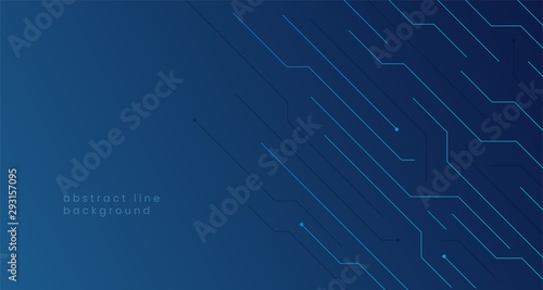 diagonal geometric circuit connection line abstract background design for scientific digital futuristic cyberspace concept. simple clean modern vector illustration