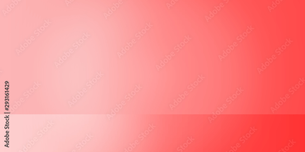 Fototapeta premium Red empty room studio gradient with spotlight used for background and display your product.
