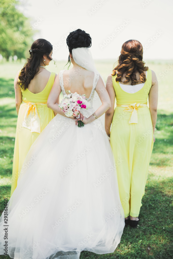Wonderful luxury wedding bouquet of different flowers Wonderful luxury wedding bouquet of different flowers