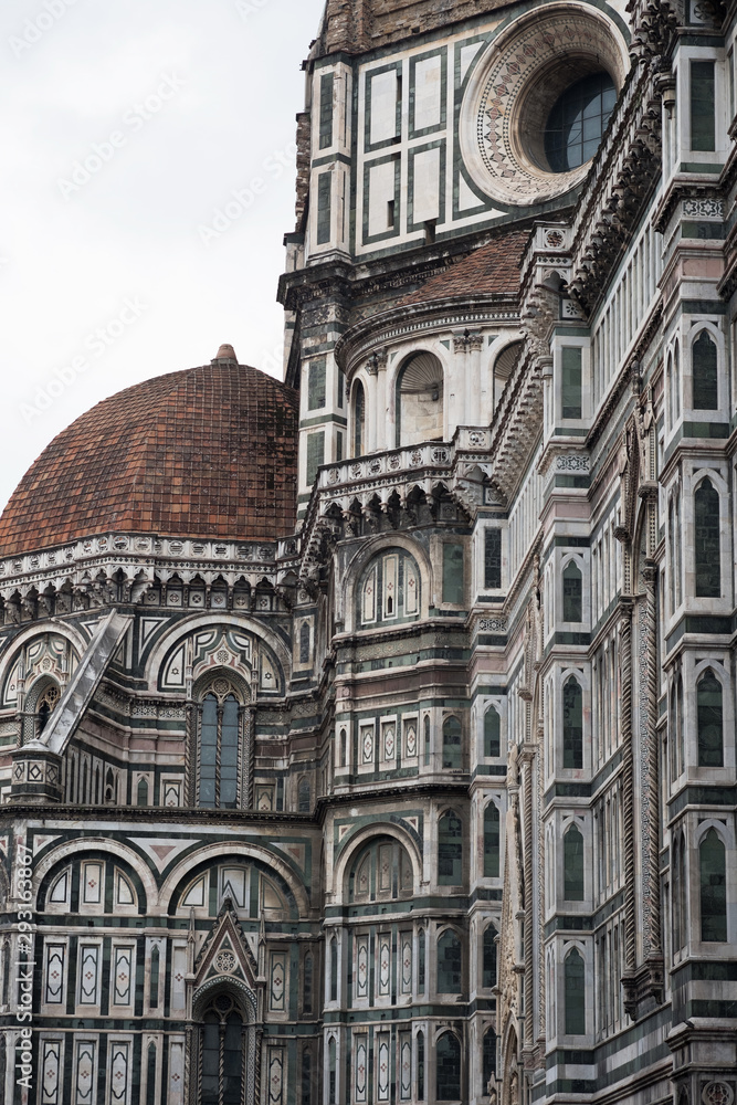 Detail des Duomo di Firenze in Florenz, Italien