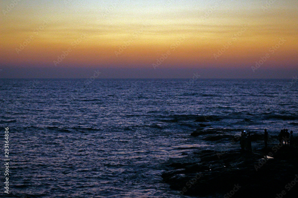 Fototapeta premium sunset over the sea