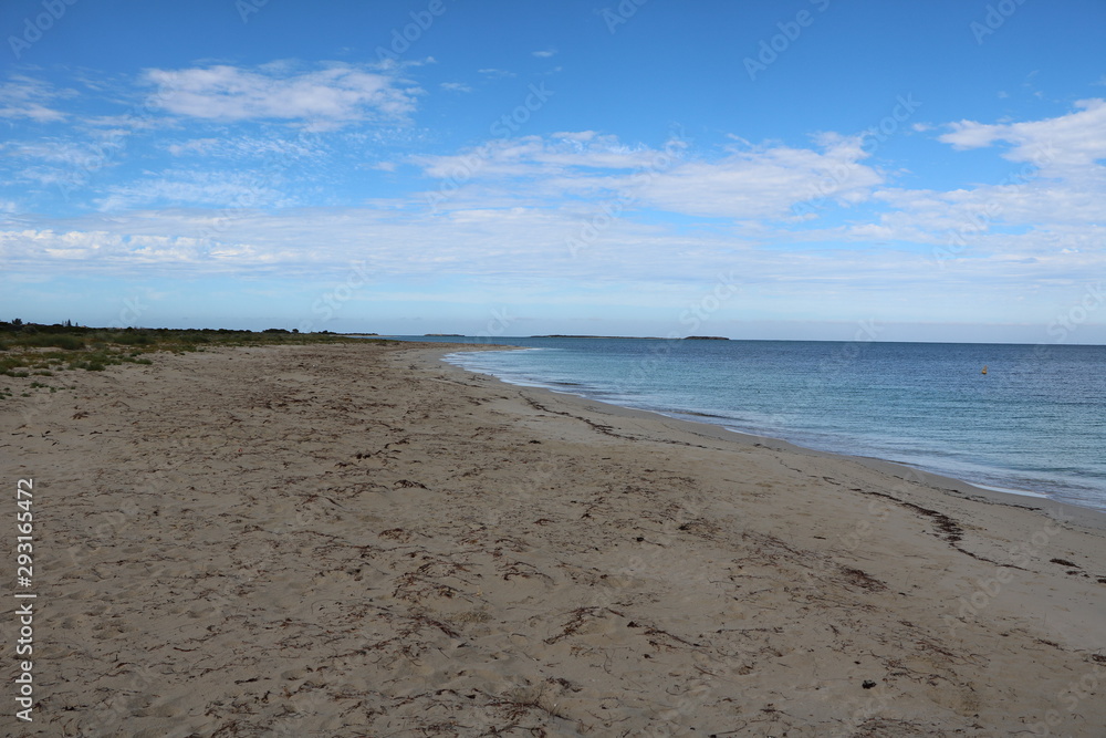 Sand beach of Jurien Bay, Coral Coast in Western Australia Sand beach of Jurien Bay, Coral Coast in Western Australia