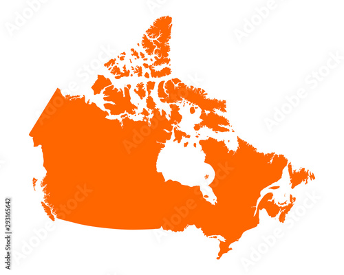 Karte von Kanada