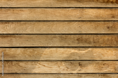 Wallpaper Mural Old wooden background with horizontal brown boards Torontodigital.ca