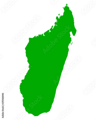 Karte von Madagaskar