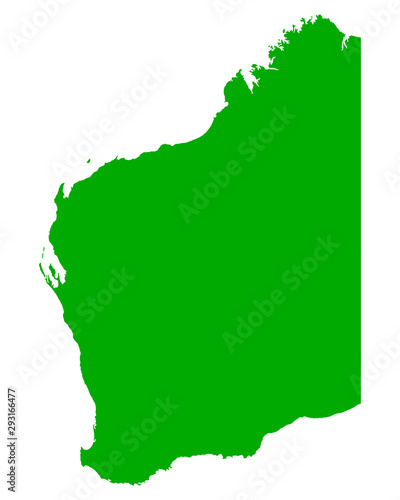 Karte von Western Australia