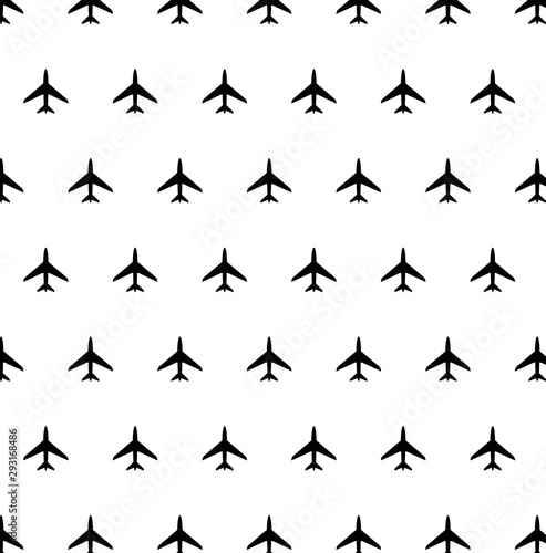 aeroplane background. seamless plane texture, wallpaper