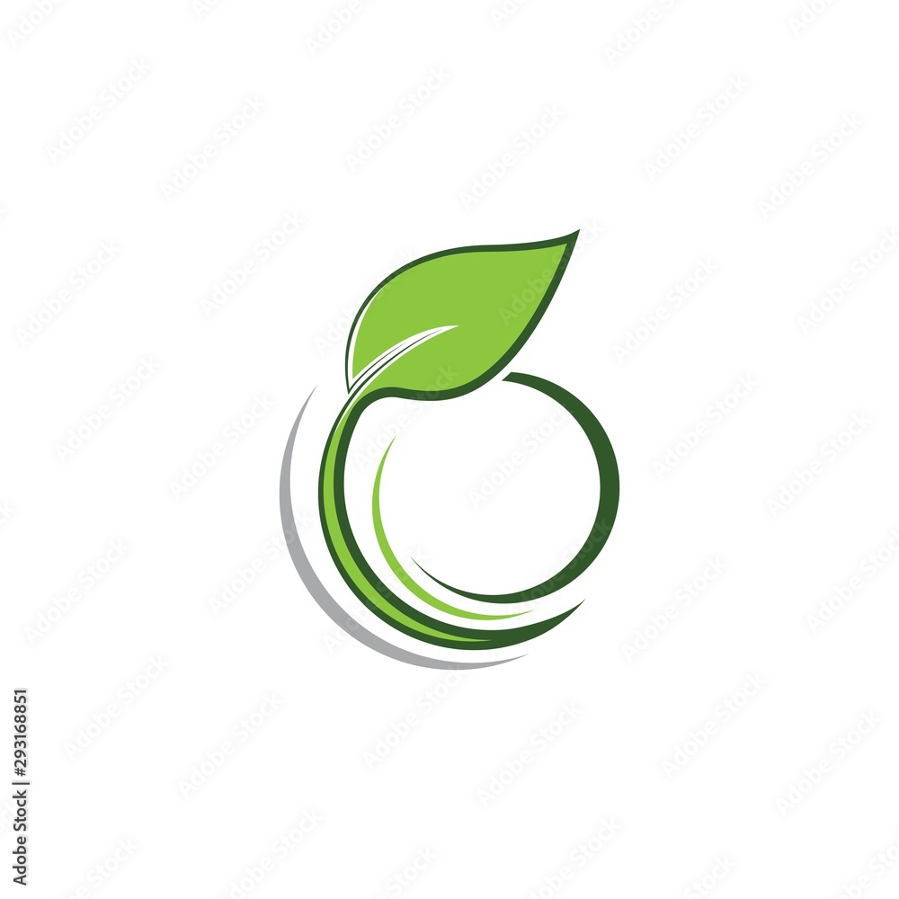 Leaf logo vector icon Leaf logo vector icon