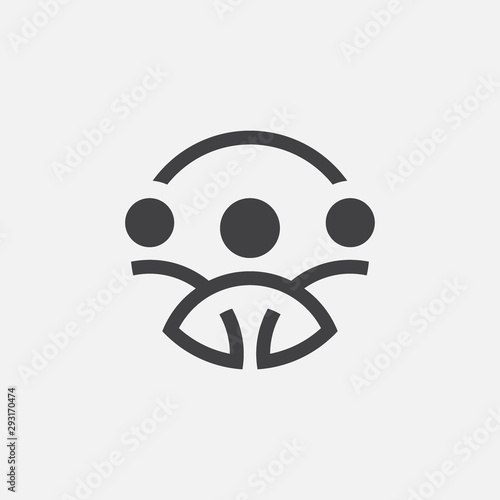 people icon linear, team leader icon, team leader icon illustration, team leader vector icon simple and modern linear design. Flat symbol