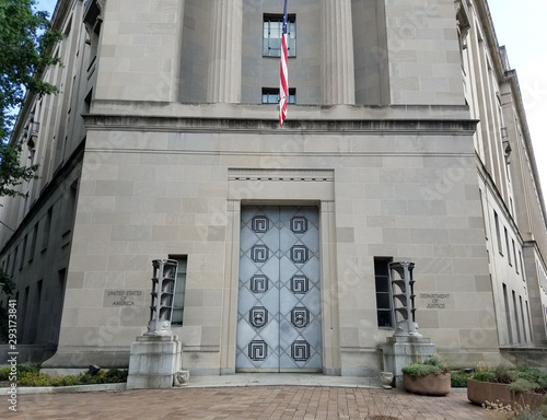 The Department of Justice in Washington, DC, USA