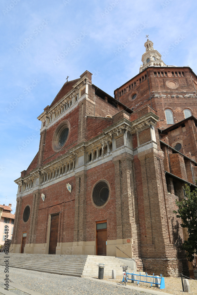 Cathedral in Pavia Town in Italy